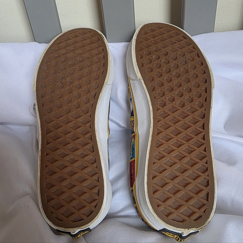 Vans X National Geographic Era Classic Covers Kids Canvas Sneakers In Size 2 - Picture 8 of 11